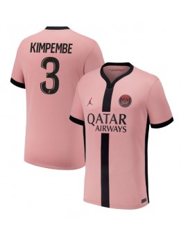 Paris Saint-Germain Presnel Kimpembe #3 Rezervni Dres 2024-25 Kratak Rukavima